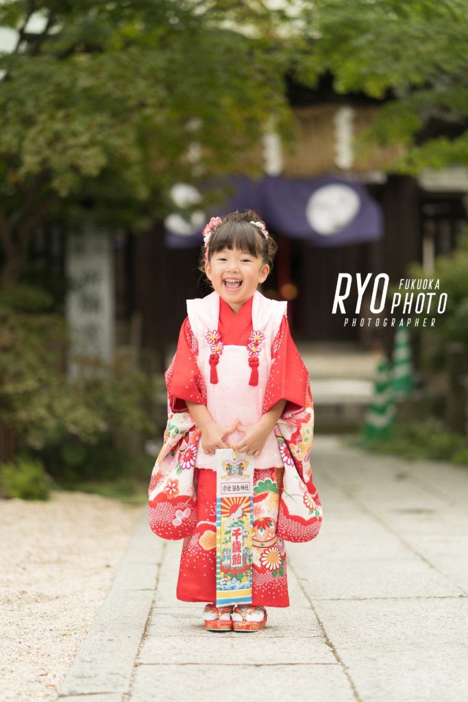 福岡の出張撮影サービス「RYO PHOTO（リョウフォト）」の出張カメラマン山口が福岡で出張撮影した七五三の写真