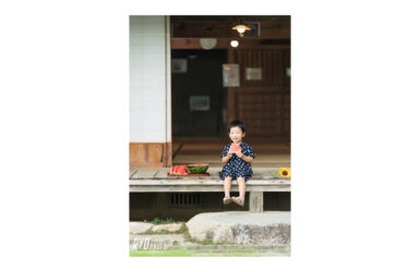 筑前町安の里公園ふれあいファームで撮影した子供の写真